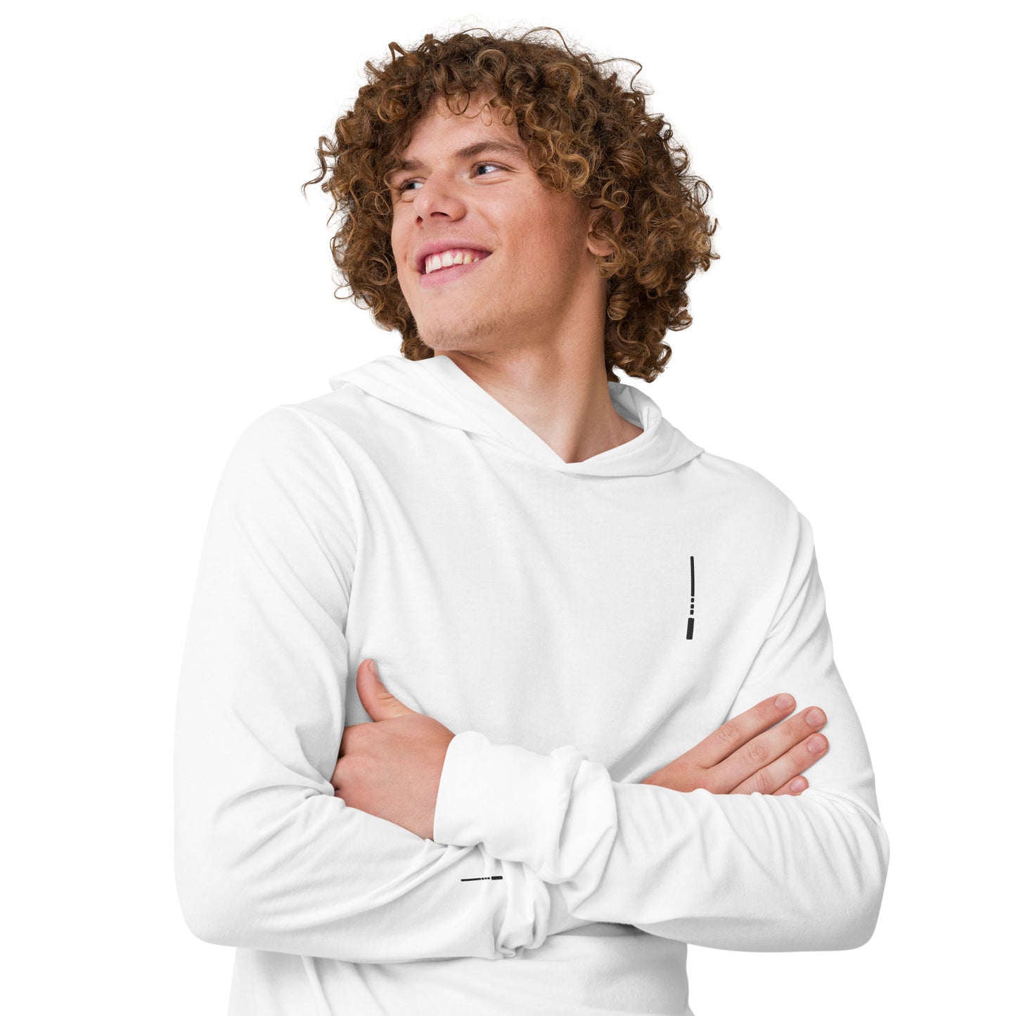 Hooded long-sleeve tee